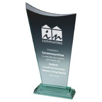 Premium Jade Glass Trophy | 290mm | 10mm Thick