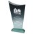 Premium Jade Glass Trophy | 290mm | 10mm Thick - T0811