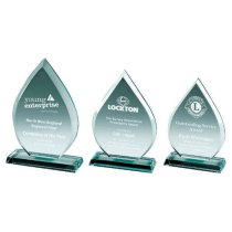 Premium Jade Glass Stand | 180mm | 15mm Thick