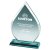 Premium Jade Glass Stand | 200mm | 15mm Thick - T9430