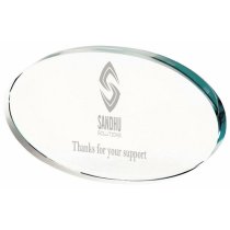 Oval Trophy for in Presentation Case | 75mm