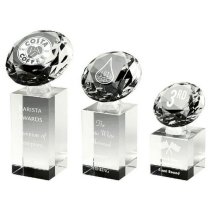 Crystal Diamond Column Trophy | 145mm