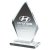 Crystal Iceberg Stand Trophy | 165mm | 10mm Thick - T7248