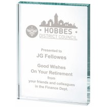 Crystal Block Trophy | 160mm | 20mm Thick