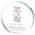 Free Standing Crystal Circle Corporate Trophy | 105mm | 20mm Thick - T1162