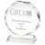 Crystal Octagonal Stand Trophy | 120mm | 15mm Thick - T8431