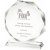 Crystal Octagonal Stand Trophy | 170mm | 15mm Thick - T8433