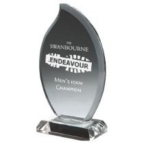 Clear Glass Flame Stand | 145mm | 10mm Thick