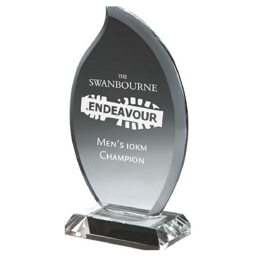 Clear Glass Flame Stand | 145mm | 10mm Thick