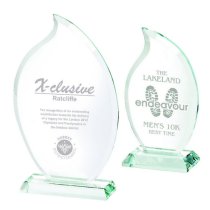 Clear Glass Flame Stand | 145mm | 10mm Thick