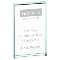 Clear Glass Rectangular Stand | 140 x 80mm