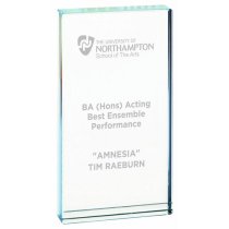 Clear Glass Rectangular Stand | 160 x 80mm