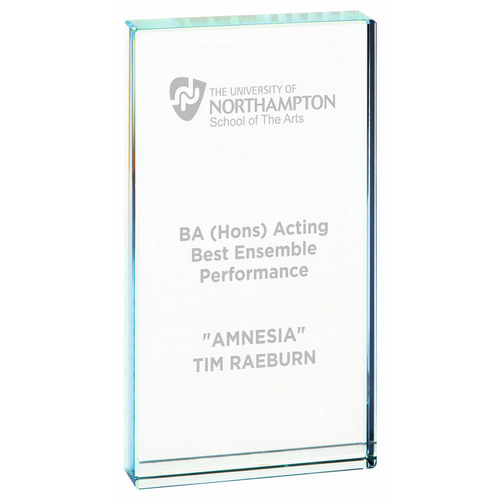 Clear Glass Rectangular Stand | 160 x 80mm