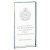 Clear Glass Rectangular Stand | 180 x 80mm - T7852