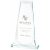 Trapezium Glass Tower | 275mm | 10mm Thick - T4049