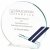 Clear Glass Round Stand with Blue Trim | 170mm | 12mm Thick - T4029