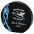 Circular Blue Glass Trophy | Black Background | 110mm | 20mm Thick - T4054