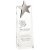 Crystal Wedge with Silver Star | 185mm - T0400