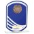 Argon Glass Trophy | Blue | 160mm - CR23577A