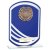Argon Glass Trophy | Blue | 180mm - CR23577B