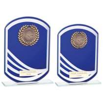 Argon Glass Trophy | Blue | 180mm