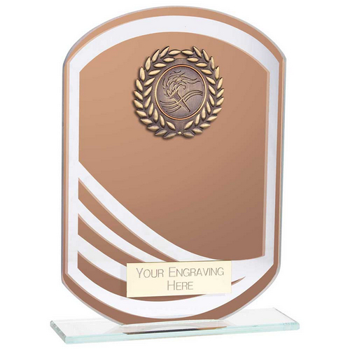 Argon Glass Trophy | Bronze | 160mm