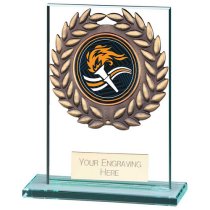 Warrior Multisport Jade Glass Trophy | 80mm