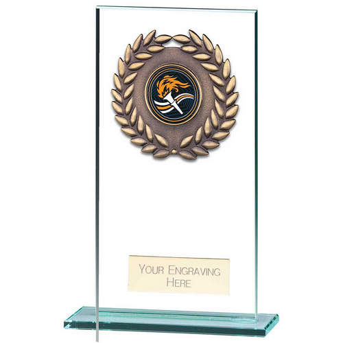 Warrior Multisport Jade Glass Trophy | 160mm