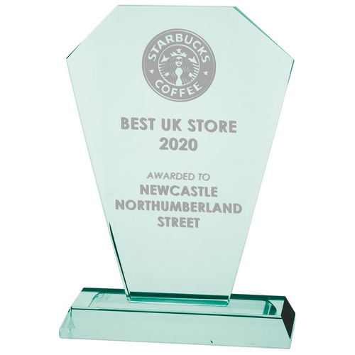 Charleston Jade Glass Award | 200mm