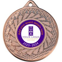 Personalised Blade Medal | Bronze | 50mm