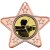 Archery Star Shaped Medal | Bronze | 50mm - M10BZ.ARCHERY
