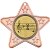 Music Star Shaped Medal | Bronze | 50mm - M10BZ.MUSIC