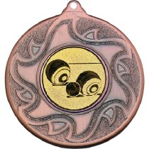 Lawn Bowls Sunshine Medal | Bronze | 50mm