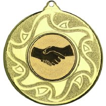 Handshake Sunshine Medal | Gold | 50mm
