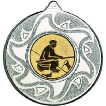 Fishing Sunshine Medal | Silver | 50mm