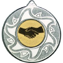 Handshake Sunshine Medal | Silver | 50mm
