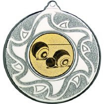 Lawn Bowls Sunshine Medal | Silver | 50mm
