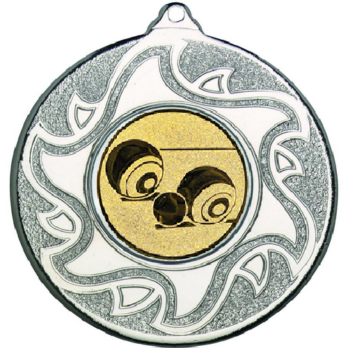 Lawn Bowls Sunshine Medal | Silver | 50mm