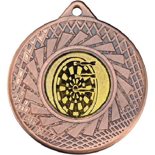 Darts Blade Medal | Bronze | 50mm
