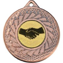 Handshake Blade Medal | Bronze | 50mm