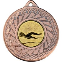 Swimming Blade Medal | Bronze | 50mm