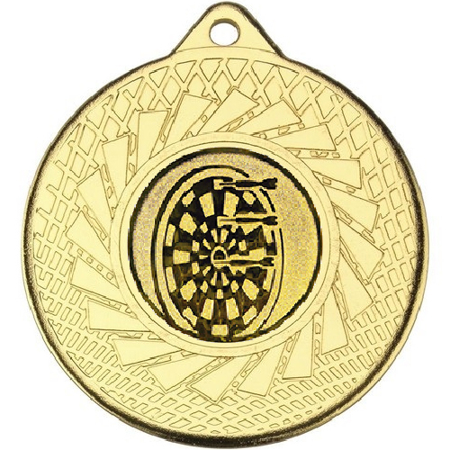 Darts Blade Medal | Gold | 50mm