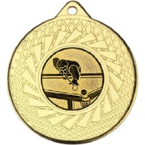Snooker Blade Medal | Gold | 50mm