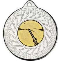 Clay Pigeon Blade Medal | Silver | 50mm