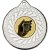 Dominos Blade Medal | Silver | 50mm - M17S.DOMINOS