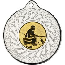 Fishing Blade Medal | Silver | 50mm
