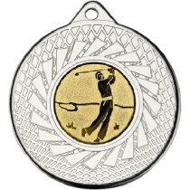 Golf Blade Medal | Silver | 50mm