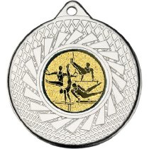 Gymnastics Blade Medal | Silver | 50mm