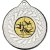 Gymnastics Blade Medal | Silver | 50mm - M17S.GYMNASTICS