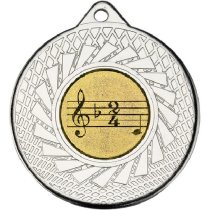 Music Blade Medal | Silver | 50mm